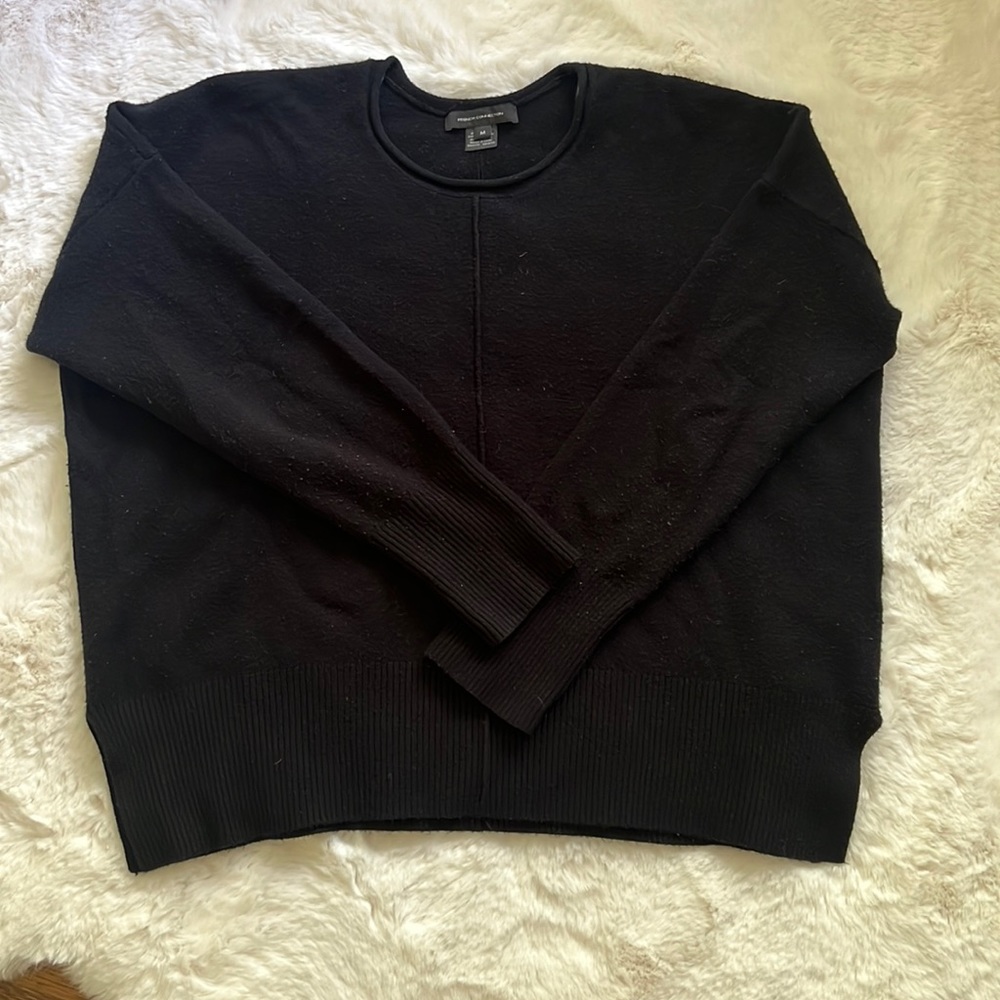 French Connection black sweater